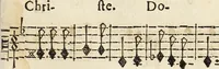 Picture 50 of 121 from Canto harmonico : in cinque parti diviso, col quale si può arriuare alla perfetta cognitione del canto fermo (1690), leaf 272