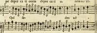 An illustration from Canto harmonico : in cinque parti diviso, col quale si può arriuare alla perfetta cognitione del canto fermo (1690)