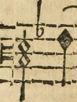 An illustration from Canto harmonico : in cinque parti diviso, col quale si può arriuare alla perfetta cognitione del canto fermo (1690)