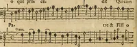 An illustration from Canto harmonico : in cinque parti diviso, col quale si può arriuare alla perfetta cognitione del canto fermo (1690)