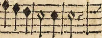 An illustration from Canto harmonico : in cinque parti diviso, col quale si può arriuare alla perfetta cognitione del canto fermo (1690)
