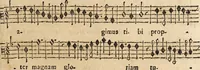 An illustration from Canto harmonico : in cinque parti diviso, col quale si può arriuare alla perfetta cognitione del canto fermo (1690)