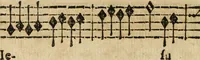 An illustration from Canto harmonico : in cinque parti diviso, col quale si può arriuare alla perfetta cognitione del canto fermo (1690)