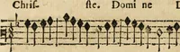 An illustration from Canto harmonico : in cinque parti diviso, col quale si può arriuare alla perfetta cognitione del canto fermo (1690)