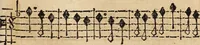 An illustration from Canto harmonico : in cinque parti diviso, col quale si può arriuare alla perfetta cognitione del canto fermo (1690)