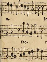 An illustration from Canto harmonico : in cinque parti diviso, col quale si può arriuare alla perfetta cognitione del canto fermo (1690)