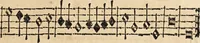 An illustration from Canto harmonico : in cinque parti diviso, col quale si può arriuare alla perfetta cognitione del canto fermo (1690)