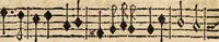 Picture 109 of 121 from Canto harmonico : in cinque parti diviso, col quale si può arriuare alla perfetta cognitione del canto fermo (1690), leaf 300