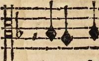 An illustration from Canto harmonico : in cinque parti diviso, col quale si può arriuare alla perfetta cognitione del canto fermo (1690)
