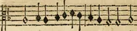 An illustration from Canto harmonico : in cinque parti diviso, col quale si può arriuare alla perfetta cognitione del canto fermo (1690)