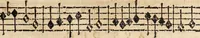 An illustration from Canto harmonico : in cinque parti diviso, col quale si può arriuare alla perfetta cognitione del canto fermo (1690)