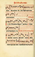 An illustration from Cantus monastici formula noviter impressa : ac in melius redacta : cui aliqua que deerant : consilio multoru[m] adiu[n]cta (1523)
