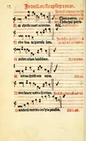 An illustration from Cantus monastici formula noviter impressa : ac in melius redacta : cui aliqua que deerant : consilio multoru[m] adiu[n]cta (1523)