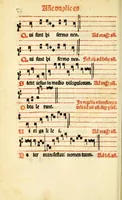 An illustration from Cantus monastici formula noviter impressa : ac in melius redacta : cui aliqua que deerant : consilio multoru[m] adiu[n]cta (1523)