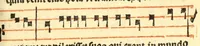 An illustration from Cantus monastici formula noviter impressa : ac in melius redacta : cui que deerant adjuncta : que vero superflua videbantur adempta sunt: cum tono lame[n]tationis hieremie prophete & aliquibus aliis cantibus mensuratis ipsi tempori co[n]gruis (1535)