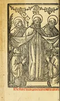 An illustration from Cantus monastici formula noviter impressa : ac in melius redacta : cui que deerant adjuncta : que vero superflua videbantur adempta sunt: cum tono lame[n]tationis hieremie prophete & aliquibus aliis cantibus mensuratis ipsi tempori co[n]gruis (1535)