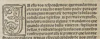 An illustration from Capítulos nueuame[n]te concedidos por la S.C.C.M. del emperador y rey nuestro señor en las cortes que tuuo y celebro en la ciudad de Toledo: en el año passado de M.D.[y] xxix. años. : Con la declaracio[n] de las pregmaticas de las mulas, y q[ua]rtagos. Juntame[n]te con los capitulos dicedidos en las cortes q[ue] assi mismo tuuo, y celebro en la villa de Valladolid: este año de mil [y] quinientos [y] xl.ij. años (1545)