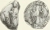 Picture 43 of 296 from Caractâeristiques des saints dans l'art populaire (1867), leaf 100