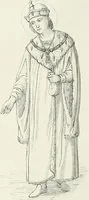 An illustration from Caractâeristiques des saints dans l'art populaire (1867)