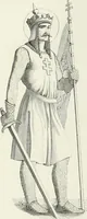 An illustration from Caractâeristiques des saints dans l'art populaire (1867)