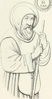 An illustration from Caractâeristiques des saints dans l'art populaire (1867)