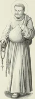 An illustration from Caractâeristiques des saints dans l'art populaire (1867)