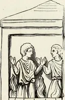 An illustration from Caractâeristiques des saints dans l'art populaire (1867)