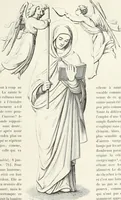 An illustration from Caractâeristiques des saints dans l'art populaire (1867)