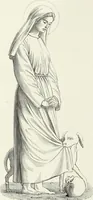 An illustration from Caractâeristiques des saints dans l'art populaire (1867)