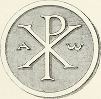 An illustration from Caractâeristiques des saints dans l'art populaire (1867)