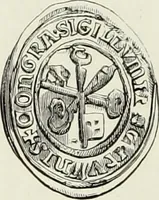 An illustration from Caractâeristiques des saints dans l'art populaire (1867)