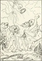 An illustration from Caractâeristiques des saints dans l'art populaire (1867)