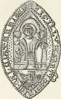 An illustration from Caractâeristiques des saints dans l'art populaire (1867)