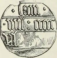 An illustration from Caractâeristiques des saints dans l'art populaire (1867)