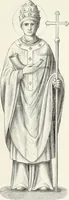 An illustration from Caractâeristiques des saints dans l'art populaire (1867)