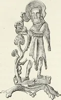 An illustration from Caractâeristiques des saints dans l'art populaire (1867)