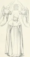 An illustration from Caractâeristiques des saints dans l'art populaire (1867)