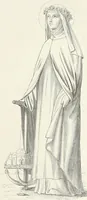 An illustration from Caractâeristiques des saints dans l'art populaire (1867)