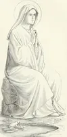 An illustration from Caractâeristiques des saints dans l'art populaire (1867)