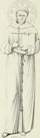 An illustration from Caractâeristiques des saints dans l'art populaire (1867)
