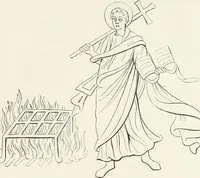 Picture 181 of 296 from Caractâeristiques des saints dans l'art populaire (1867), leaf 296