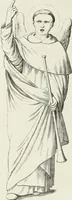 An illustration from Caractâeristiques des saints dans l'art populaire (1867)