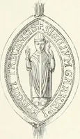 An illustration from Caractâeristiques des saints dans l'art populaire (1867)