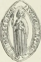 An illustration from Caractâeristiques des saints dans l'art populaire (1867)