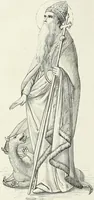 An illustration from Caractâeristiques des saints dans l'art populaire (1867)