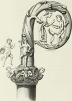 An illustration from Caractâeristiques des saints dans l'art populaire (1867)