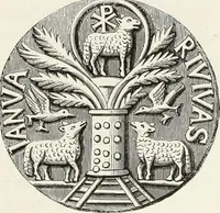 Picture 223 of 296 from Caractâeristiques des saints dans l'art populaire (1867), leaf 340