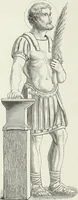 An illustration from Caractâeristiques des saints dans l'art populaire (1867)