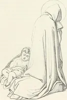 An illustration from Caractâeristiques des saints dans l'art populaire (1867)