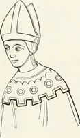 An illustration from Caractâeristiques des saints dans l'art populaire (1867)